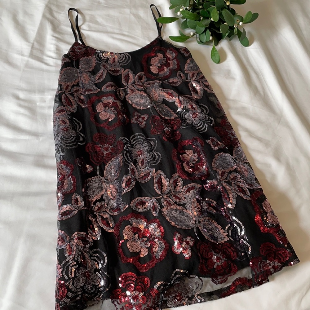 Macy’s Sequin Black Minidress